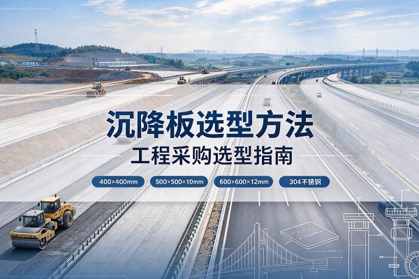 鼎城沉降板选择方法