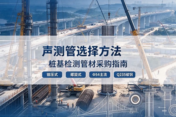 鼎城声测管选型标准