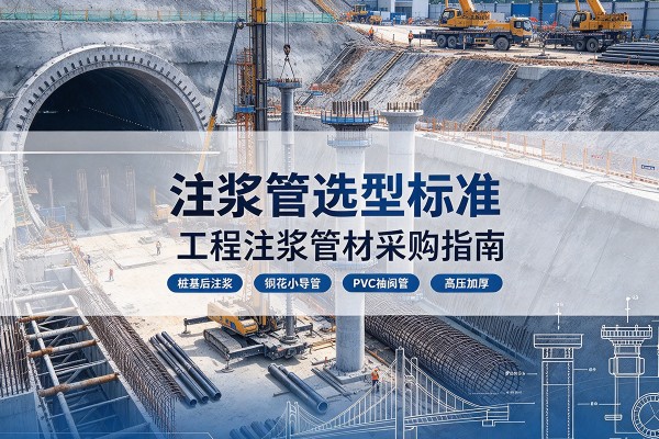 鼎城注浆管选型标准