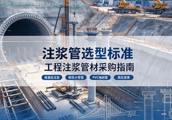 鼎城注浆管选型标准
